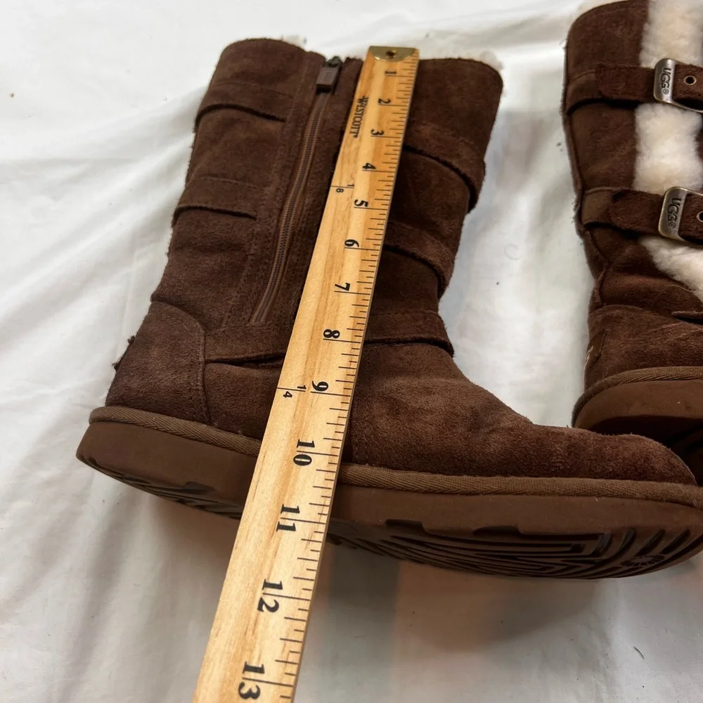 UGG Australia Maddi II Boots Chocolate Brown Size 4 S/N 1102529 EUC L050922 - Picture 7 of 7